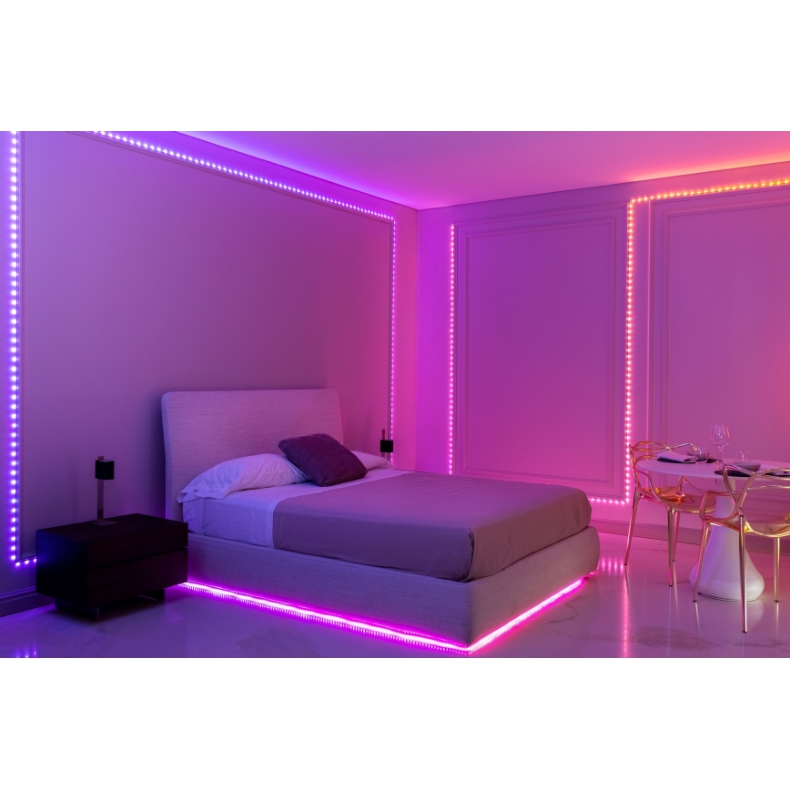 Twinkly - RGB LED різдвяна гірлянда DOTS, 60 світлодіодів, 7 м, USB, Wi-Fi, з можливістю регулювання яскравості