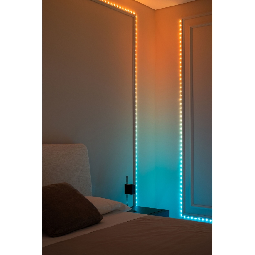 Twinkly - RGB LED різдвяна гірлянда DOTS, 60 світлодіодів, 7 м, USB, Wi-Fi, з можливістю регулювання яскравості
