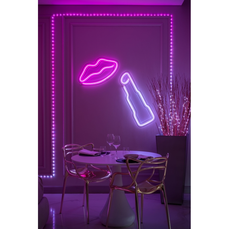 Twinkly - LED RGB диммируемая рождественская гирлянда DOTS 60 светодиодов 7 m USB Wi-Fi