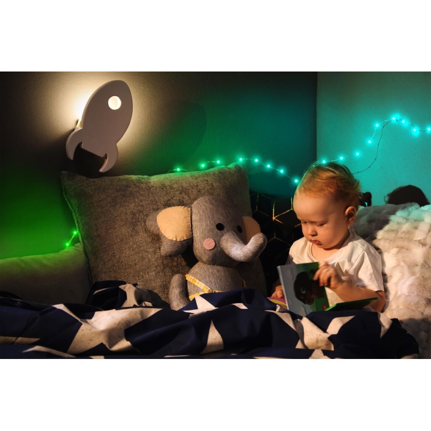 Twinkly - Светодиодная уличная RGB-лента с регулированием яркости DOTS 200xLED 10 м IP44 WiFi