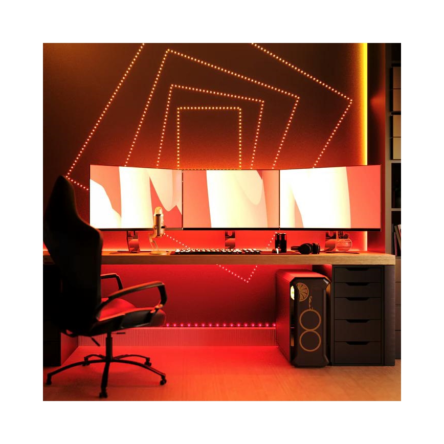 Twinkly - Светодиодная уличная RGB-лента с регулированием яркости DOTS 200xLED 10 м IP44 WiFi