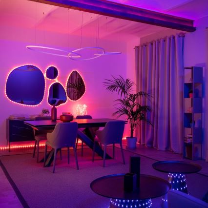 Twinkly - Светодиодная уличная RGB-лента с регулированием яркости DOTS 200xLED 10 м IP44 Wi-Fi
