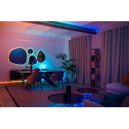 Twinkly - LED RGB Вулична стрічка з регулюванням яскравості DOTS 400xLED 20 м IP44 Wi-Fi