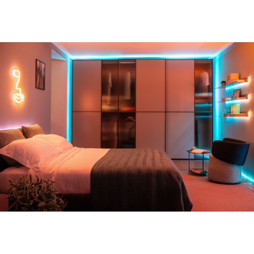 Twinkly - Светодиодная уличная RGB-лента с регулированием яркости DOTS 400xLED 20 м IP44 Wi-Fi