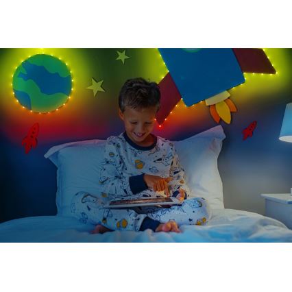 Twinkly - Светодиодная уличная RGB-лента с регулированием яркости DOTS 400xLED 20 м IP44 Wi-Fi