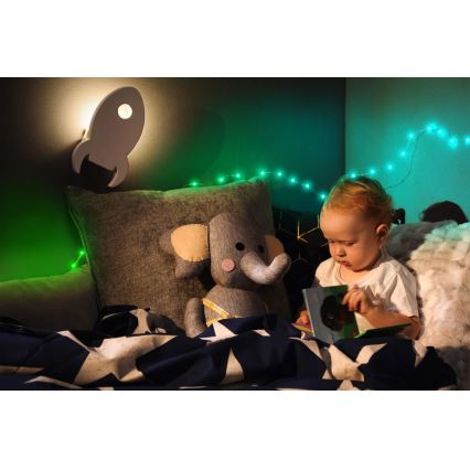 Twinkly - Светодиодная уличная RGB-лента с регулированием яркости DOTS 400xLED 20 м IP44 Wi-Fi