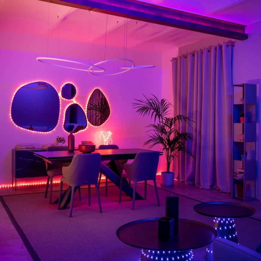 Twinkly - Светодиодная уличная RGB-лента с регулированием яркости DOTS 400xLED 20 м IP44 Wi-Fi