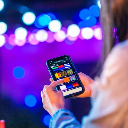 Twinkly - LED RGB Вулична декоративна гірлянда з регулюванням яскравості FESTOON 20xLED 14м IP44 Wi-Fi