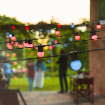 Twinkly - LED RGB Вулична декоративна гірлянда з регулюванням яскравості FESTOON 20xLED 14м IP44 Wi-Fi