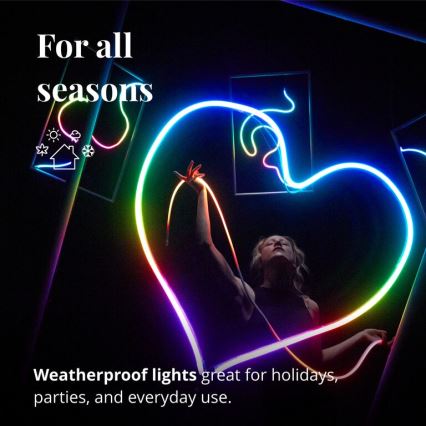 Twinkly - LED RGB Стрічка з регулюванням яскравості FLEX 200xLED 2 м Wi-Fi