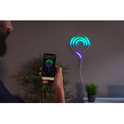 Twinkly - Светодиодная RGB-лента с регулированием яркости FLEX 200xLED 2 м Wi-Fi