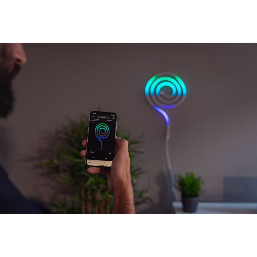 Twinkly - Светодиодная RGB-лента с регулированием яркости FLEX 200xLED 2 м Wi-Fi