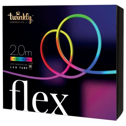 Twinkly - Светодиодная RGB-лента с регулированием яркости FLEX 200xLED 2 м Wi-Fi