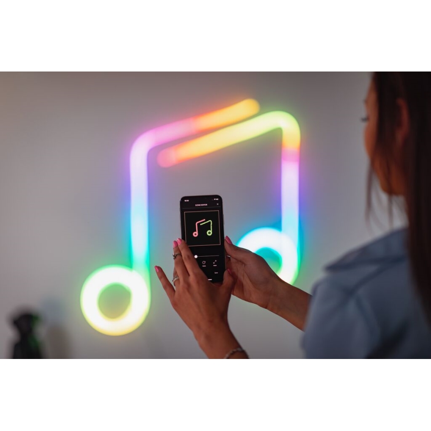 Twinkly - Светодиодная RGB-лента с регулированием яркости FLEX 300xLED 3 м Wi-Fi
