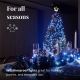Twinkly - LED RGB Різдвяна прикраса з регулюванням яскравості PRE-LIT GARLAND 50xLED 6,2м Wi-Fi