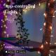 Twinkly - LED RGB Вулична різдвяна гірлянда-штора з регулюванням яскравості ICICLE 190xLED 11,5м IP44 Wi-Fi