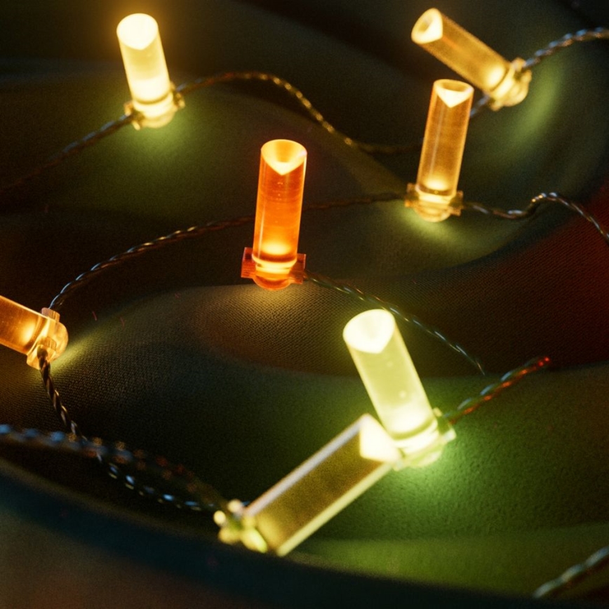 Twinkly - LED RGB з регулюванням яскравості різдвяна гірлянда CANDIES 100xLED 8 м USB Wi-Fi