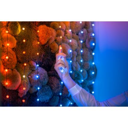 Twinkly - LED RGB Різдвяна гірлянда з регулюванням яскравості CANDIES 100xLED 8 м USB Wi-Fi