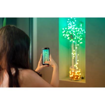 Twinkly - LED RGB Різдвяна гірлянда з регулюванням яскравості CANDIES 100xLED 8 м USB Wi-Fi