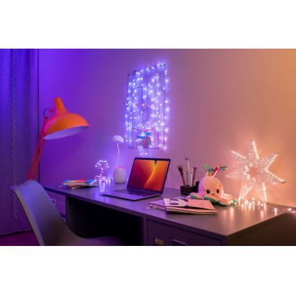 Twinkly - RGB LED гірлянда CANDIES, 200 світлодіодів, 14 м, з регулюванням яскравості, USB, Wi-Fi