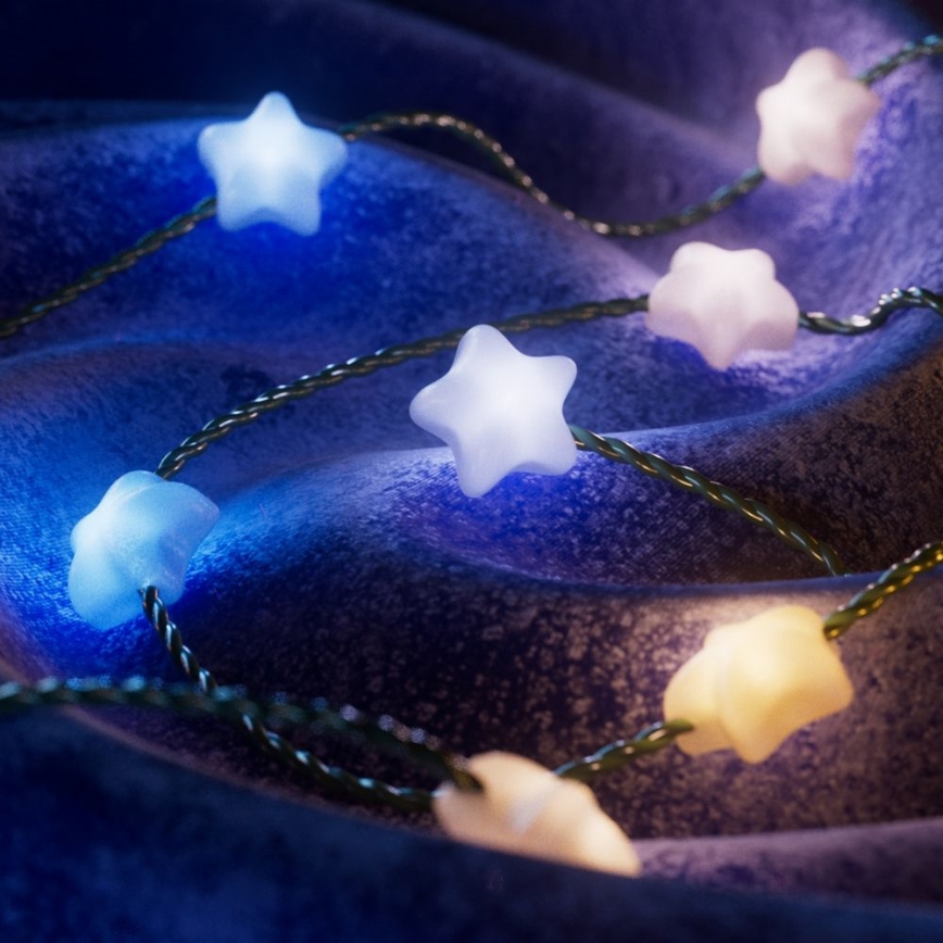Twinkly - LED RGB з регулюванням яскравості різдвяна гірлянда CANDIES 200xLED 14 м USB Wi-Fi