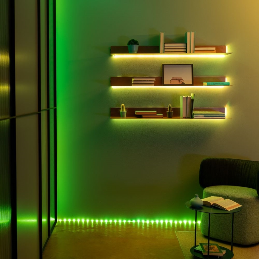 Twinkly - LED RGB Подовжуюча стрічка з регулюванням яскравості LINE 100xLED 1,5 м Wi-Fi