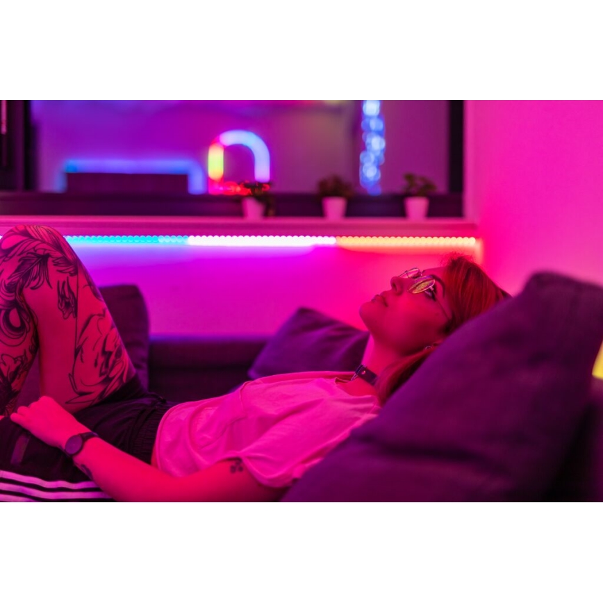 Twinkly - LED RGB Подовжуюча стрічка з регулюванням яскравості LINE 100xLED 1,5 м Wi-Fi