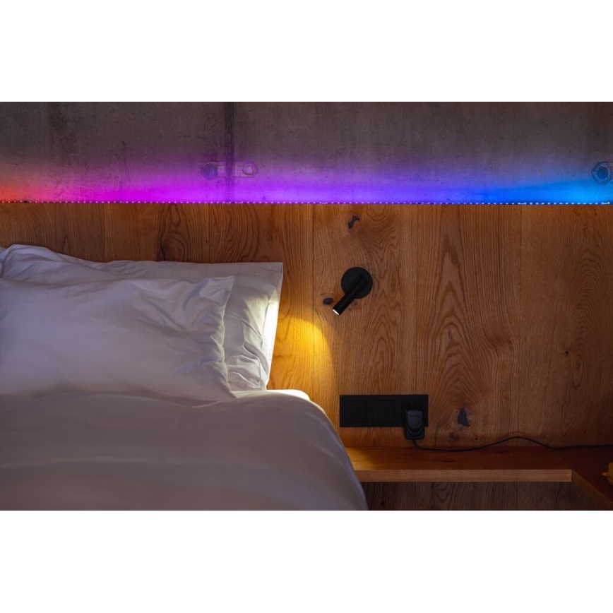 Twinkly - Светодиодная RGB-лента с регулированием яркости LINE 100xLED 1,5 м Wi-Fi