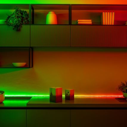 Twinkly - Светодиодная RGB-лента с регулированием яркости LINE 100xLED 1,5 м Wi-Fi