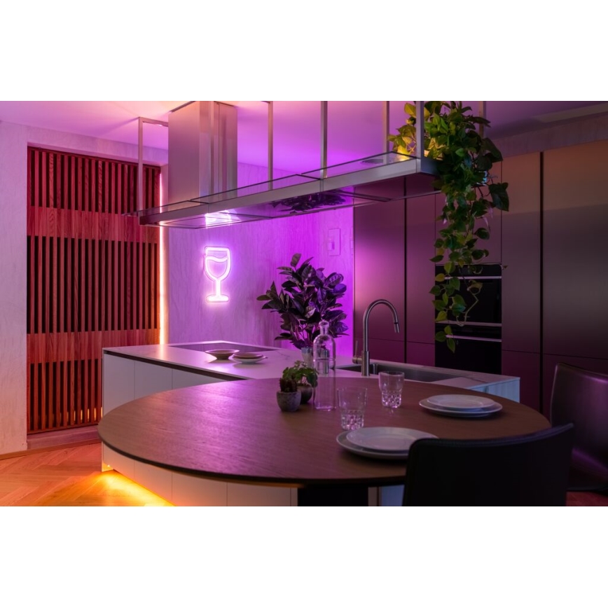 Twinkly - Светодиодная RGB-лента с регулированием яркости LINE 100xLED 1,5 м Wi-Fi