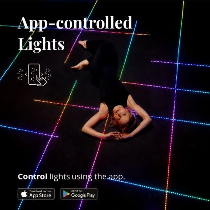 Twinkly - Светодиодная RGB-лента с регулированием яркости LINE 100xLED 1,5 м Wi-Fi