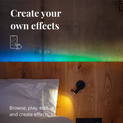 Twinkly - Светодиодная RGB-лента с регулированием яркости LINE 100xLED 1,5 м Wi-Fi