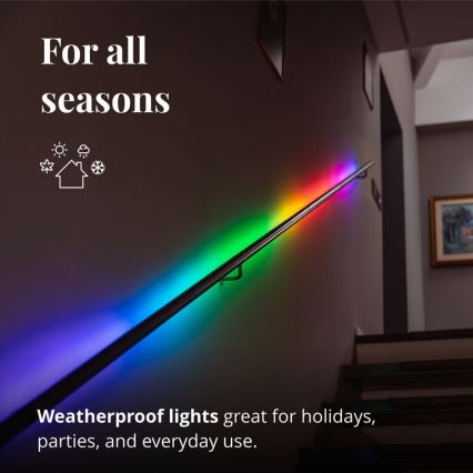 Twinkly - Светодиодная RGB-лента с регулированием яркости LINE 100xLED 1,5 м Wi-Fi
