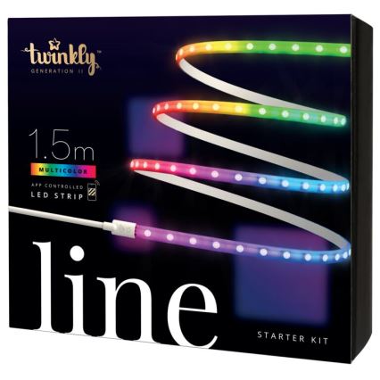 Twinkly - Светодиодная RGB-лента с регулированием яркости LINE 100xLED 1,5 м Wi-Fi