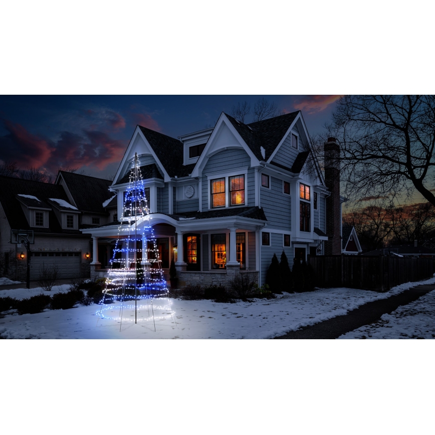 Twinkly - LED RGBW диммируемая уличная рождественская ёлка LIGHT TREE 1000xLED 6 м IP44 Wi-Fi