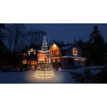 Twinkly - LED RGBW регульована за яскравістю зовнішня різдвяна ялинка LIGHT TREE 1000xLED 6 м IP44 Wi-Fi