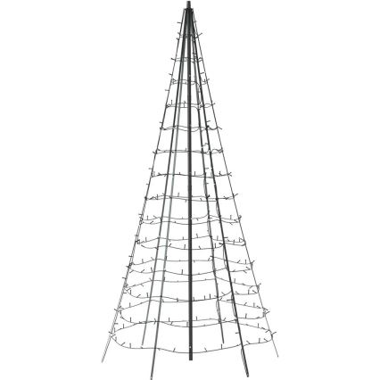 Twinkly - LED RGBW Вулична різдвяна ялинка  з регулюванням яскравості LIGHT TREE 450xLED 3 м IP44 Wi-Fi