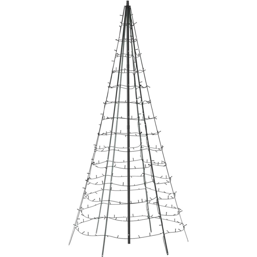 Twinkly - LED RGBW Вулична різдвяна ялинка  з регулюванням яскравості LIGHT TREE 450xLED 3 м IP44 Wi-Fi