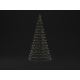 Twinkly - Светодиодное уличное рождественское RGBW дерево с регулированием яркости LIGHT TREE 450xLED 3 м IP44 Wi-Fi