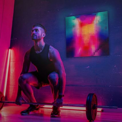 Twinkly - Светодиодная RGB-панель с регулированием яркости SQUARES 64xLED 16x16 см Wi-Fi