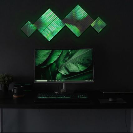 Twinkly - НАБОР 6x Светодиодная RGB-панель с регулированием яркости SQUARES 64xLED 16x16 см Wi-Fi