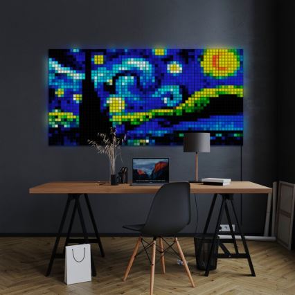 Twinkly - НАБОР 6x Светодиодная RGB-панель с регулированием яркости SQUARES 64xLED 16x16 см Wi-Fi