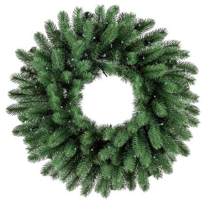 Twinkly - Светодиодный рождественский RGB-венок с регулированием яркости PRE-LIT WREATH 50xLED диаметр 61 см Wi-Fi