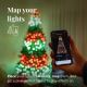 Twinkly - Светодиодная уличная рождественская RGB-гирлянда с регулированием яркости STRINGS 100xLED 11,5 м IP44 Wi-Fi