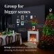 Twinkly - Светодиодная уличная рождественская RGB-гирлянда с регулированием яркости STRINGS 100xLED 11,5 м IP44 Wi-Fi
