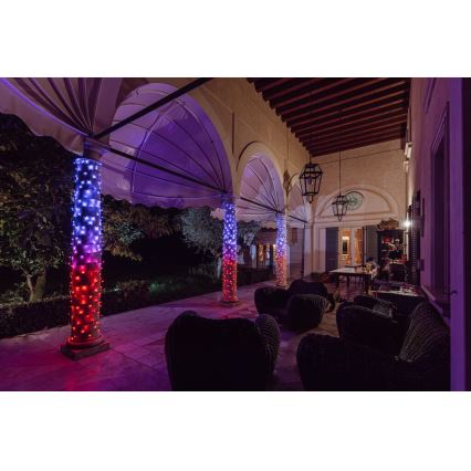 Twinkly - RGBW LED регульований зовнішній різдвяний гірлянд STRINGS 250xLED 23,5 м IP44 Wi-Fi