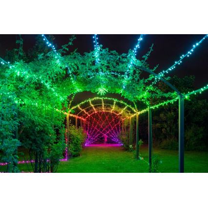 Twinkly - LED RGBW вулична різдвяна гірлянда з регулюванням яскравості STRINGS 250xLED 23,5м IP44 Wi-Fi