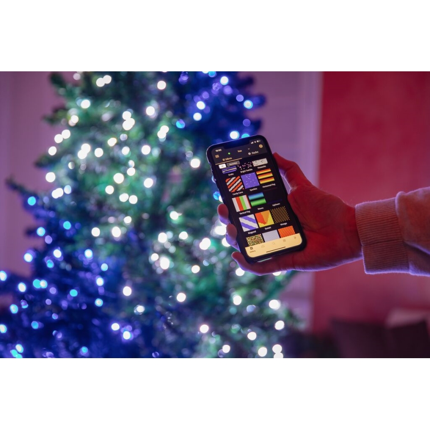 Twinkly - LED RGB Диммируемая уличная  гирлянда STRINGS 250 светодиодов 23,5м IP44 Wi-Fi