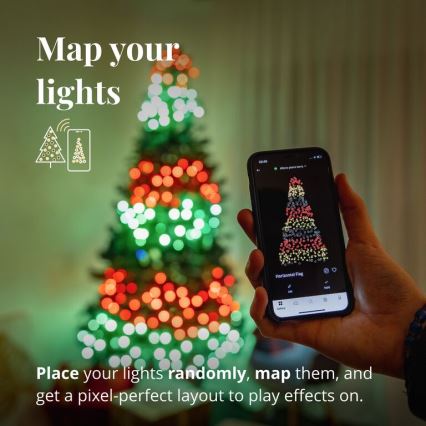 Twinkly - LED RGB Диммируемая уличная  гирлянда STRINGS 250 светодиодов 23,5м IP44 Wi-Fi
