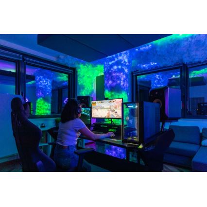Twinkly - Вулична різдвяна RGB LED гірлянда з регулюванням яскравості STRINGS 250xLED 23,5м IP44 Wi-Fi